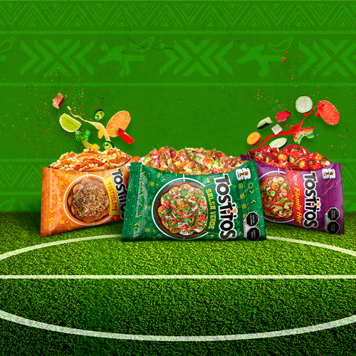 Logo Llega al estadio con Tostitos®