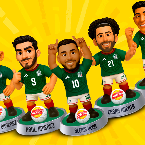 Logo La selección nacional de México en figuras oficiales coleccionables