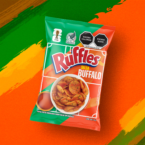 Logo Descubre el nuevo sabor Ruffles® Buffalo