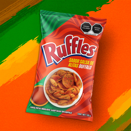 Logo Descubre el nuevo sabor Ruffles® Buffalo