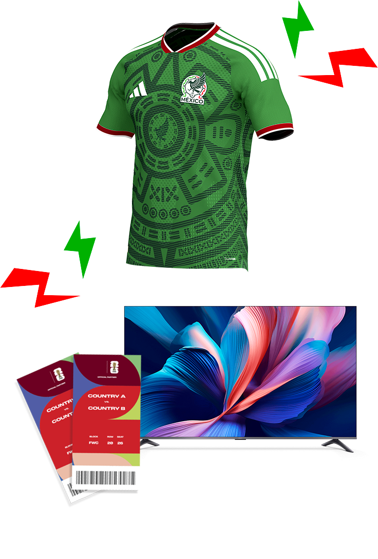 Premios: Playeras oficiales y firmadas - Pantallas Smart TV